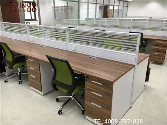 員工區(qū)辦公桌職員屏風(fēng)辦公桌-壹品歐迪屏風(fēng)位定制