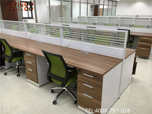 員工區(qū)辦公桌職員屏風(fēng)辦公桌-壹品歐迪屏風(fēng)位定制