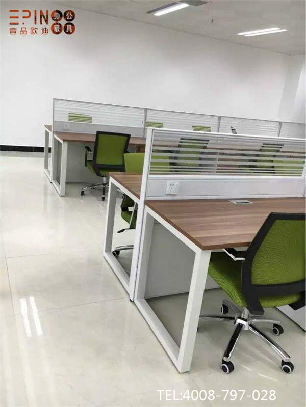 職員區(qū)辦公家具屏風(fēng)辦公桌-壹品歐迪員工辦公桌定制